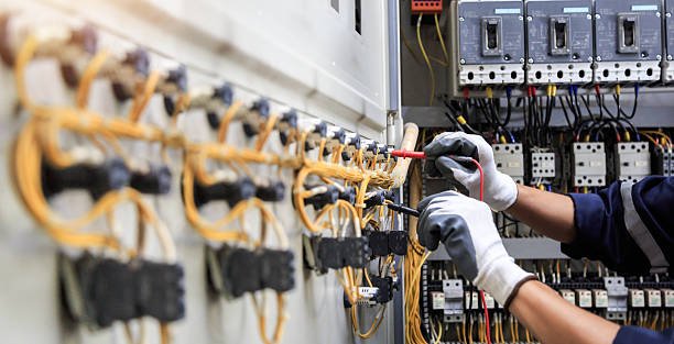 Professional Electrician technician working in Marlton, MD